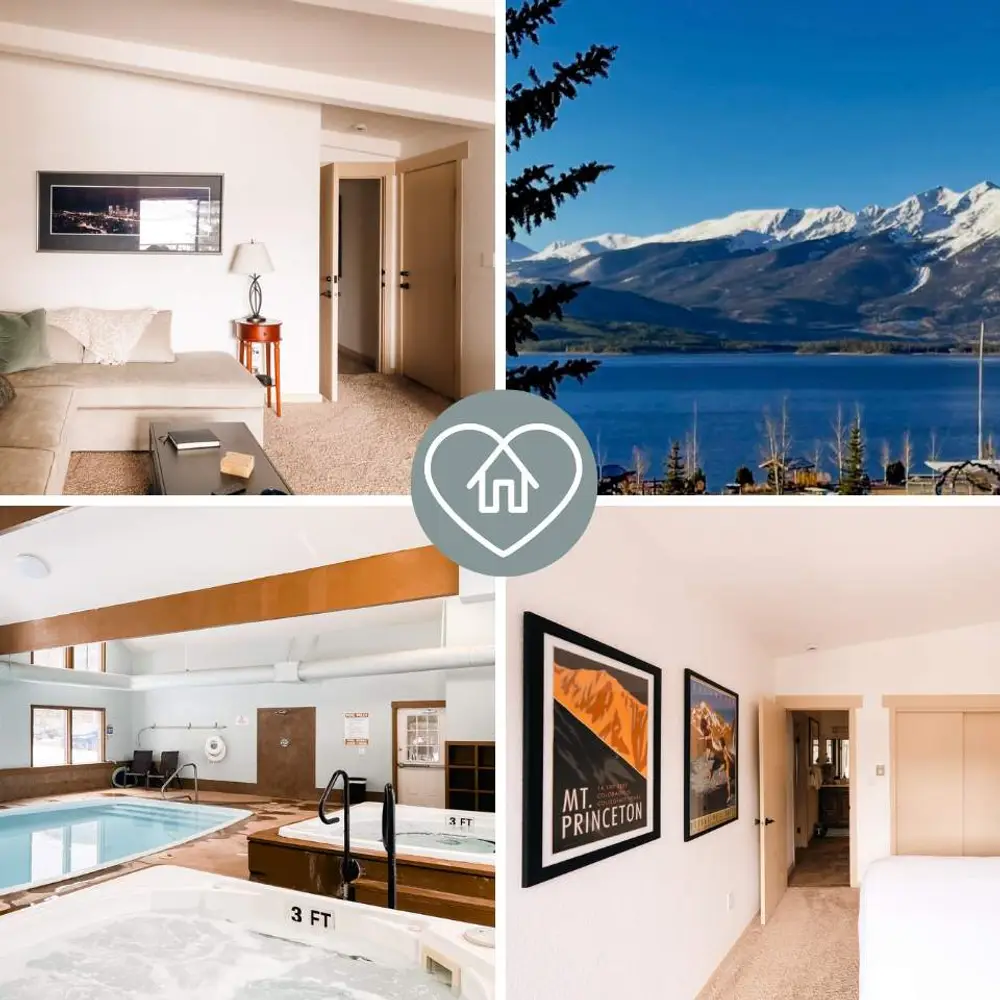 Welcome to your oasis overlooking Dillon Reservoir! (Currently, the pool, hot tub, gym, fire pit, and grill areas are under construction and are not available at this time.)