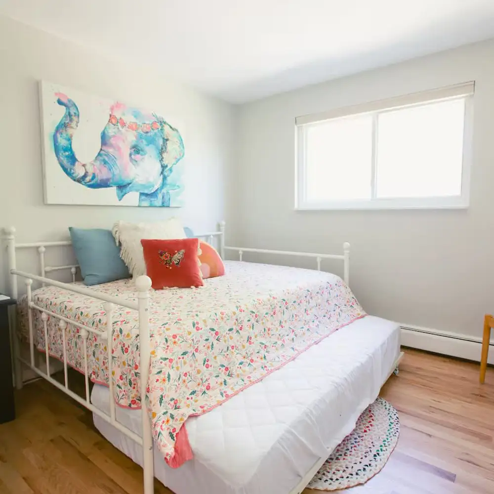Bedroom 3 with full bed and twin trundle