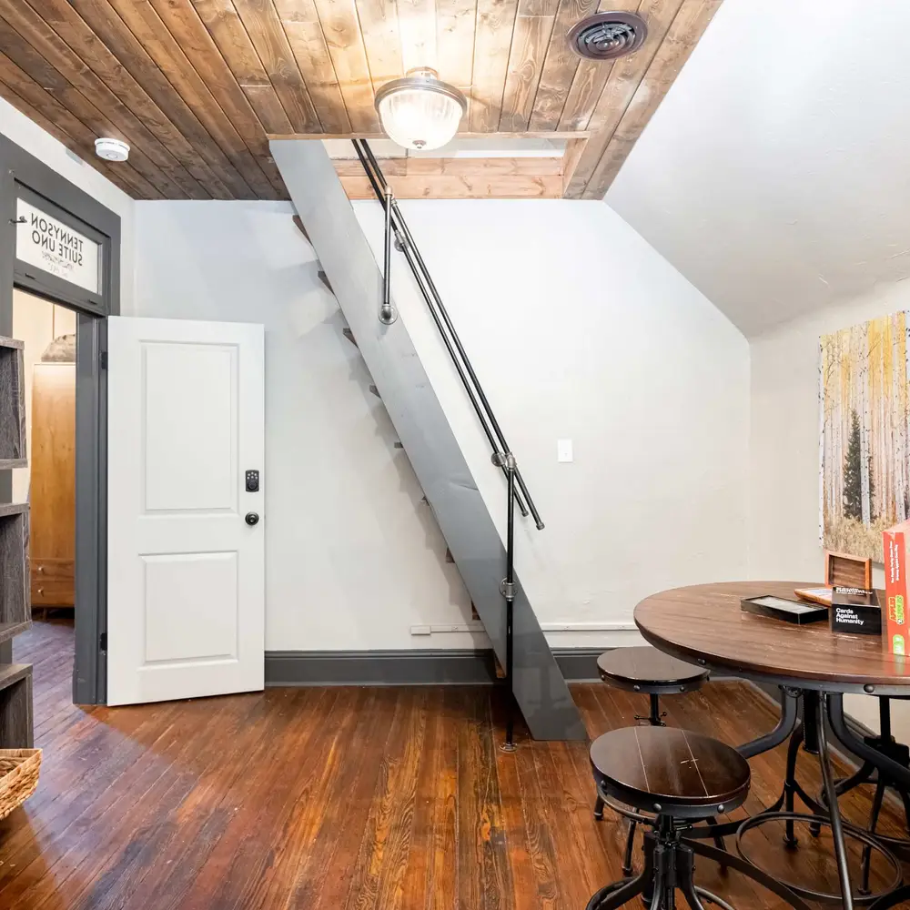 Living and dining area on the 2nd floor