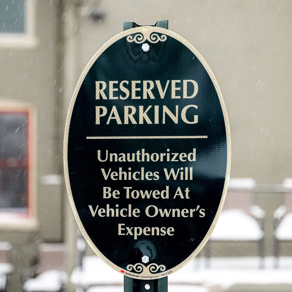 1 reserved parking space in the alley