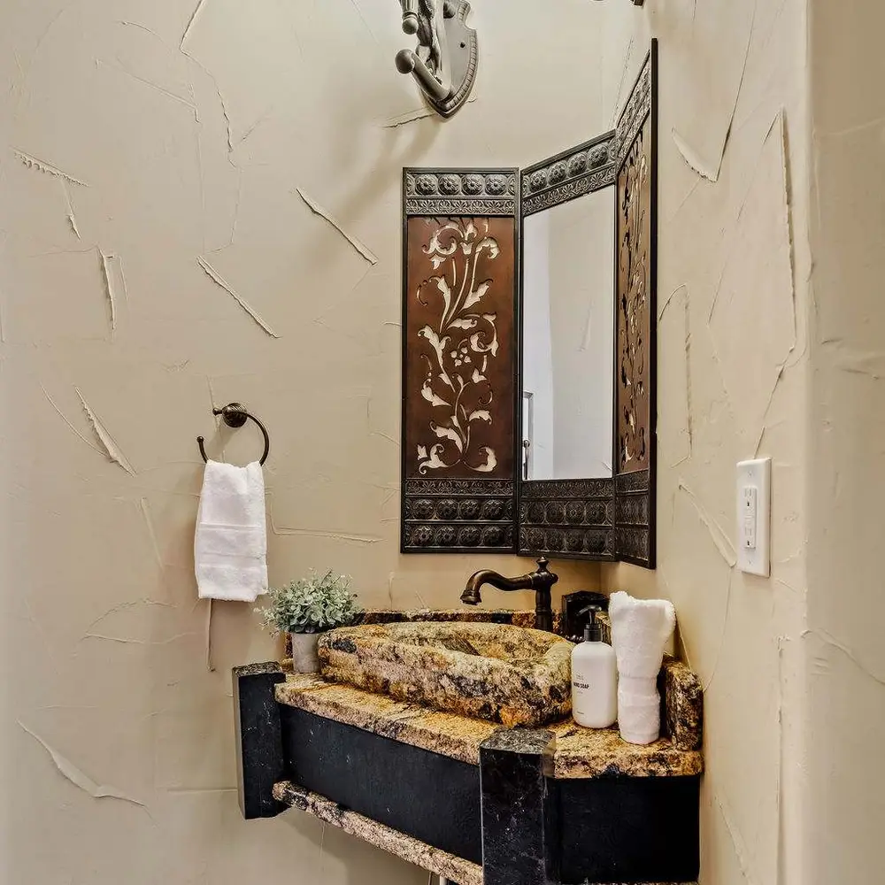 Half bathroom on the main level