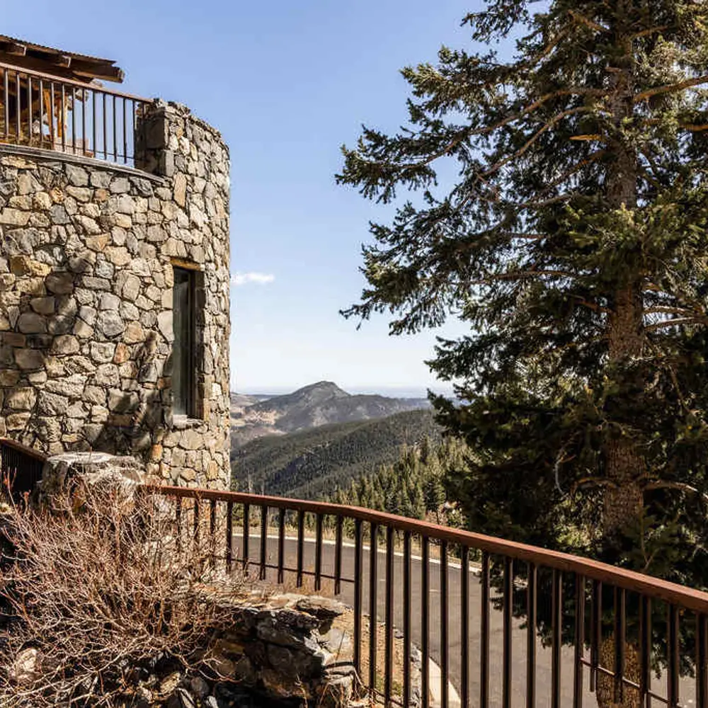 Exterior view from the upper driveway