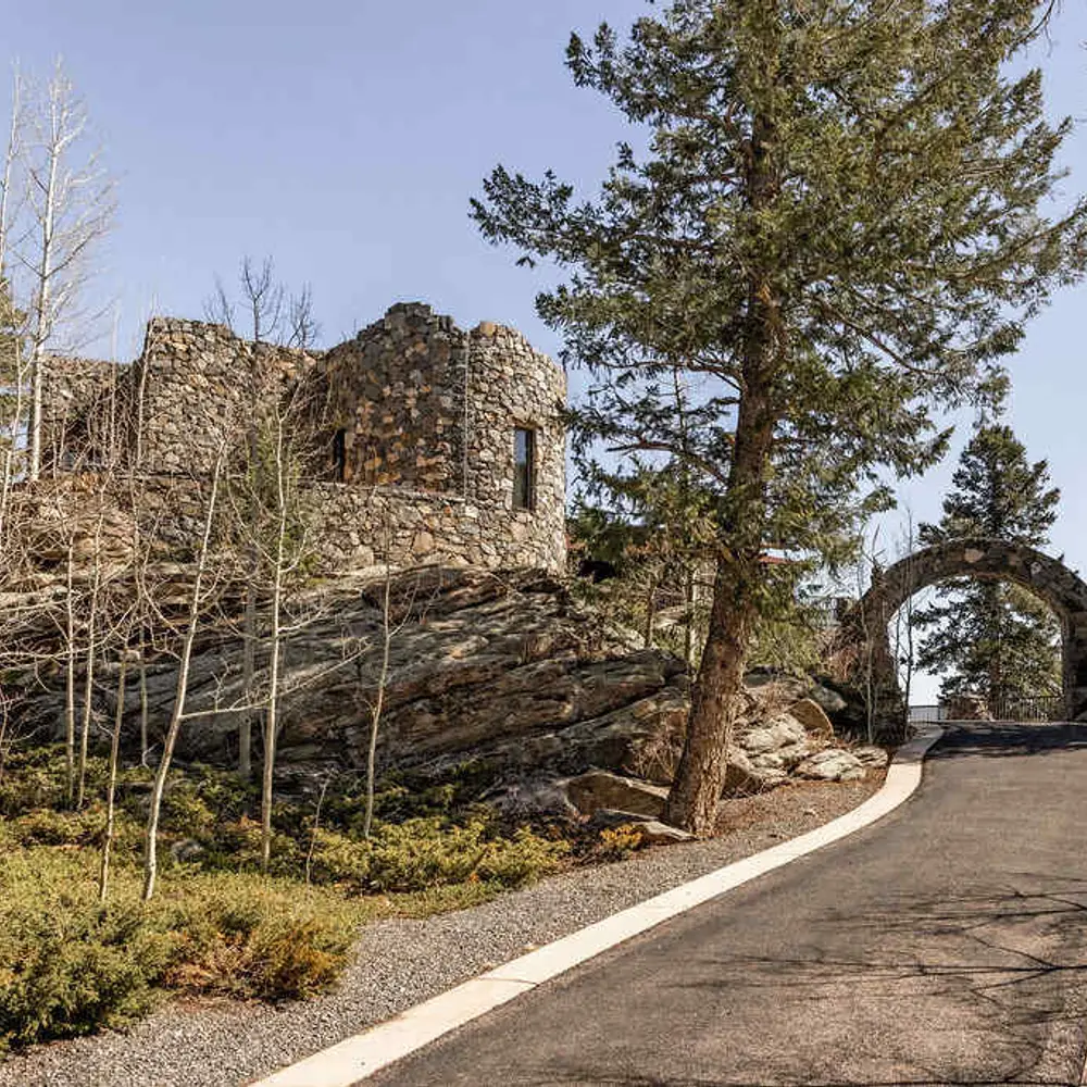 Upper driveway