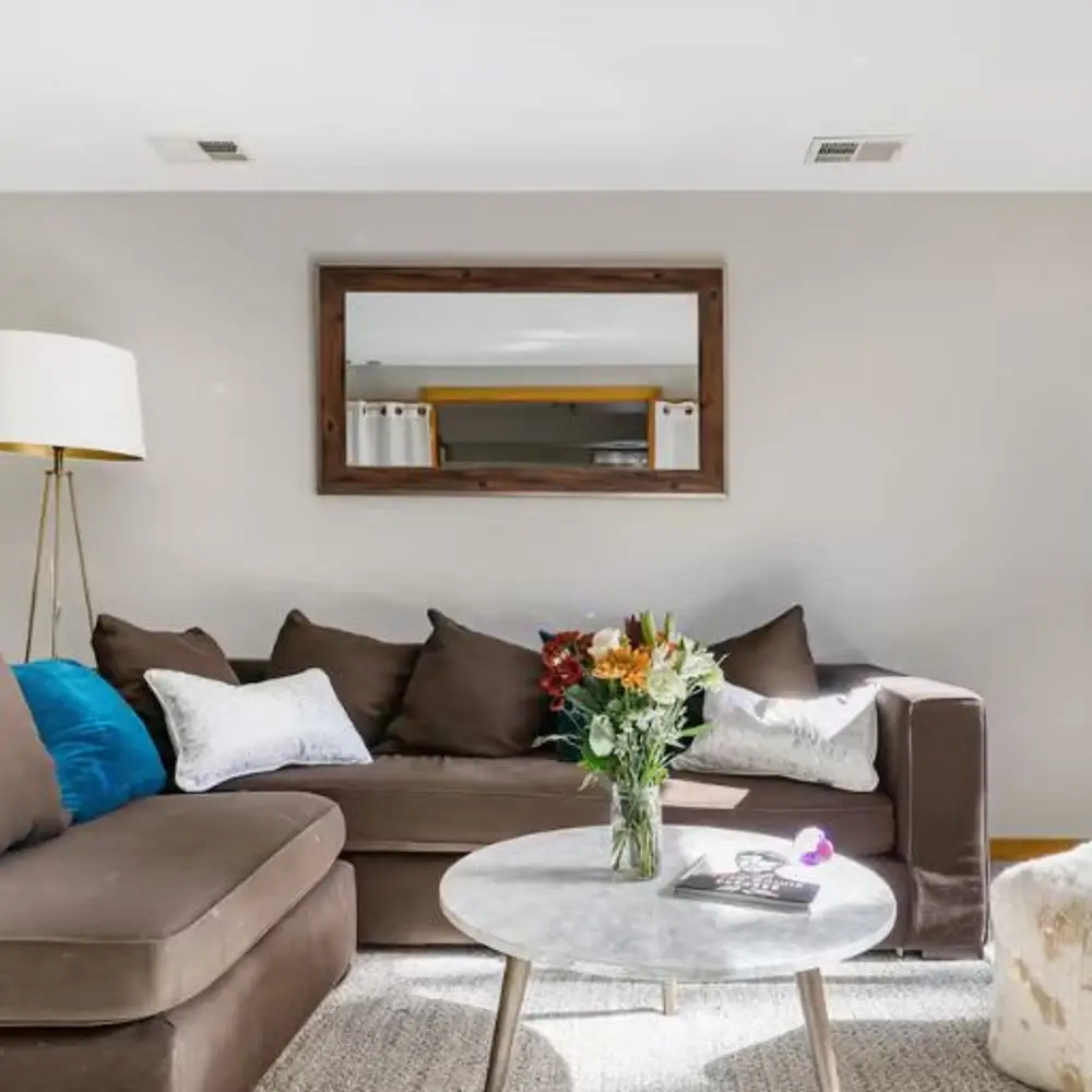 Basement living area