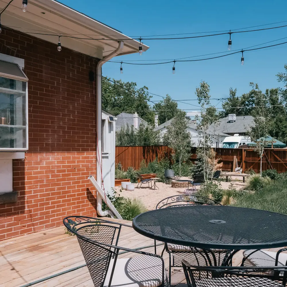 Outdoor seating