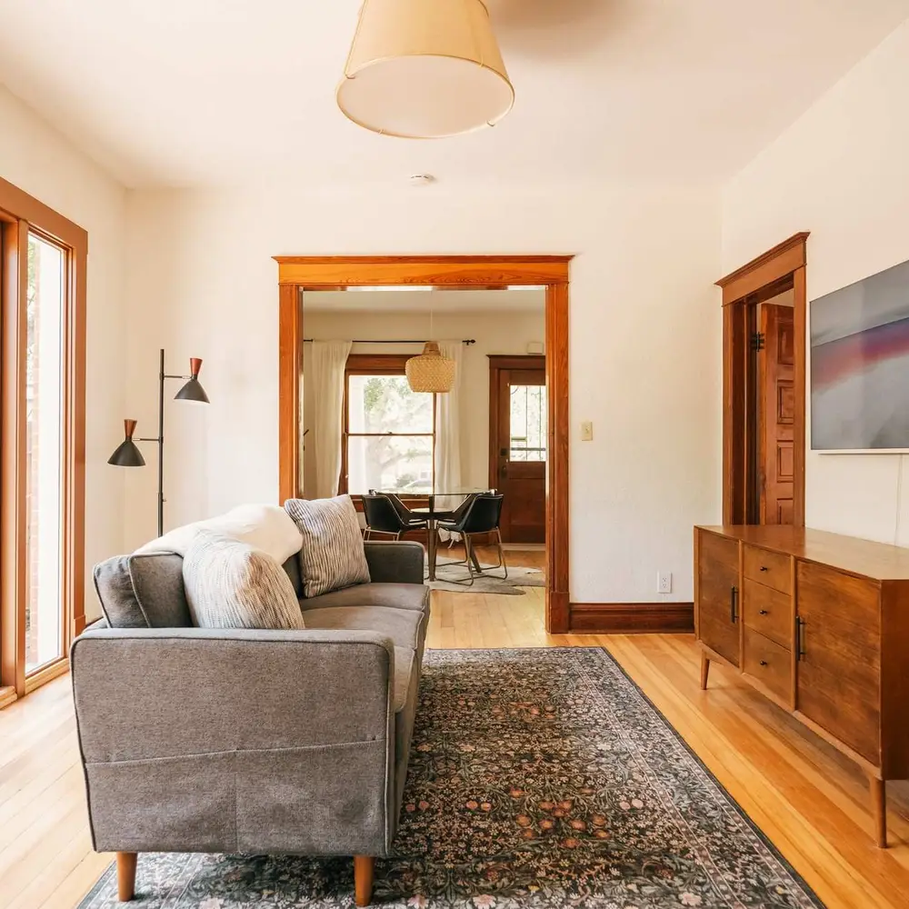 Living room with Smart TV