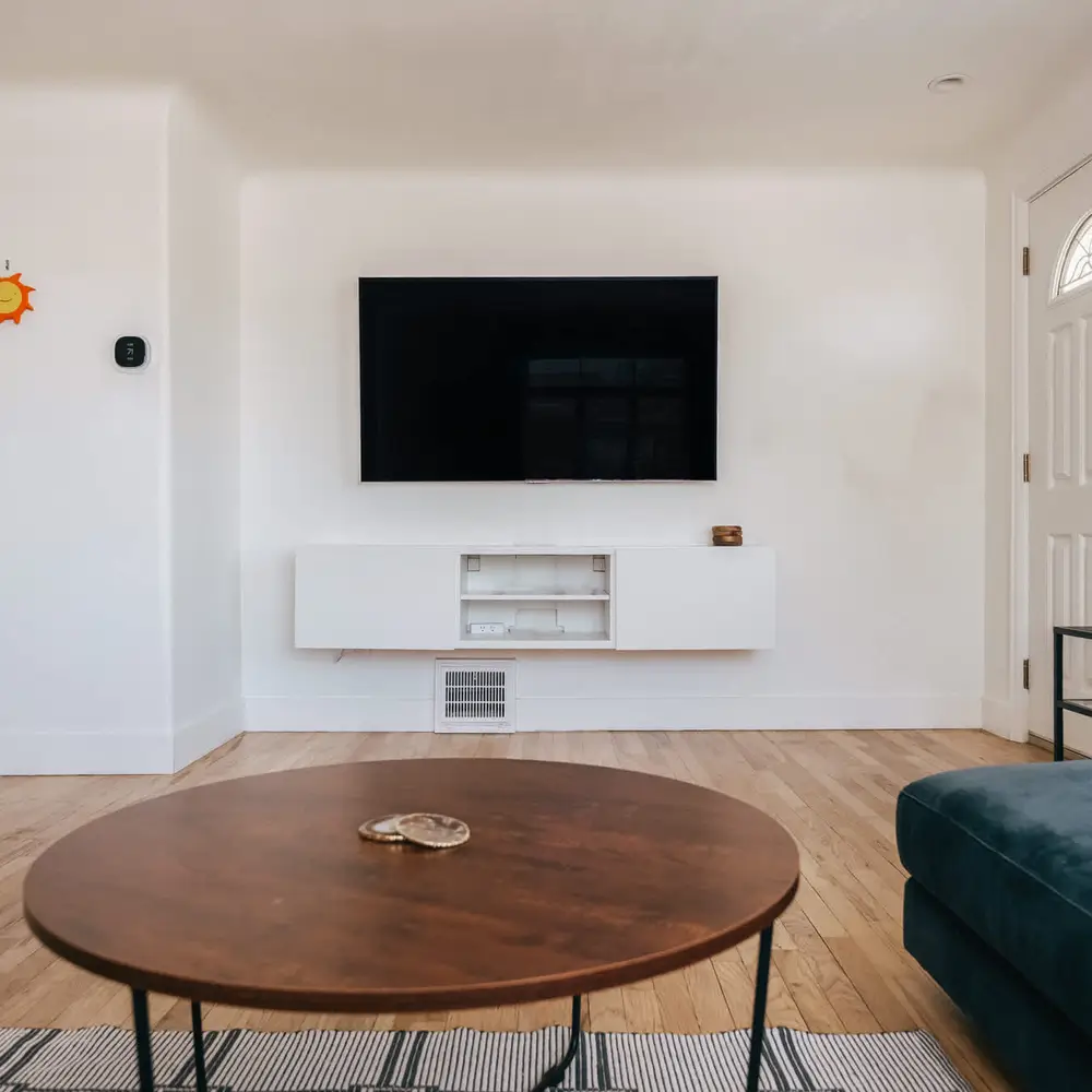 Living room with Smart TV