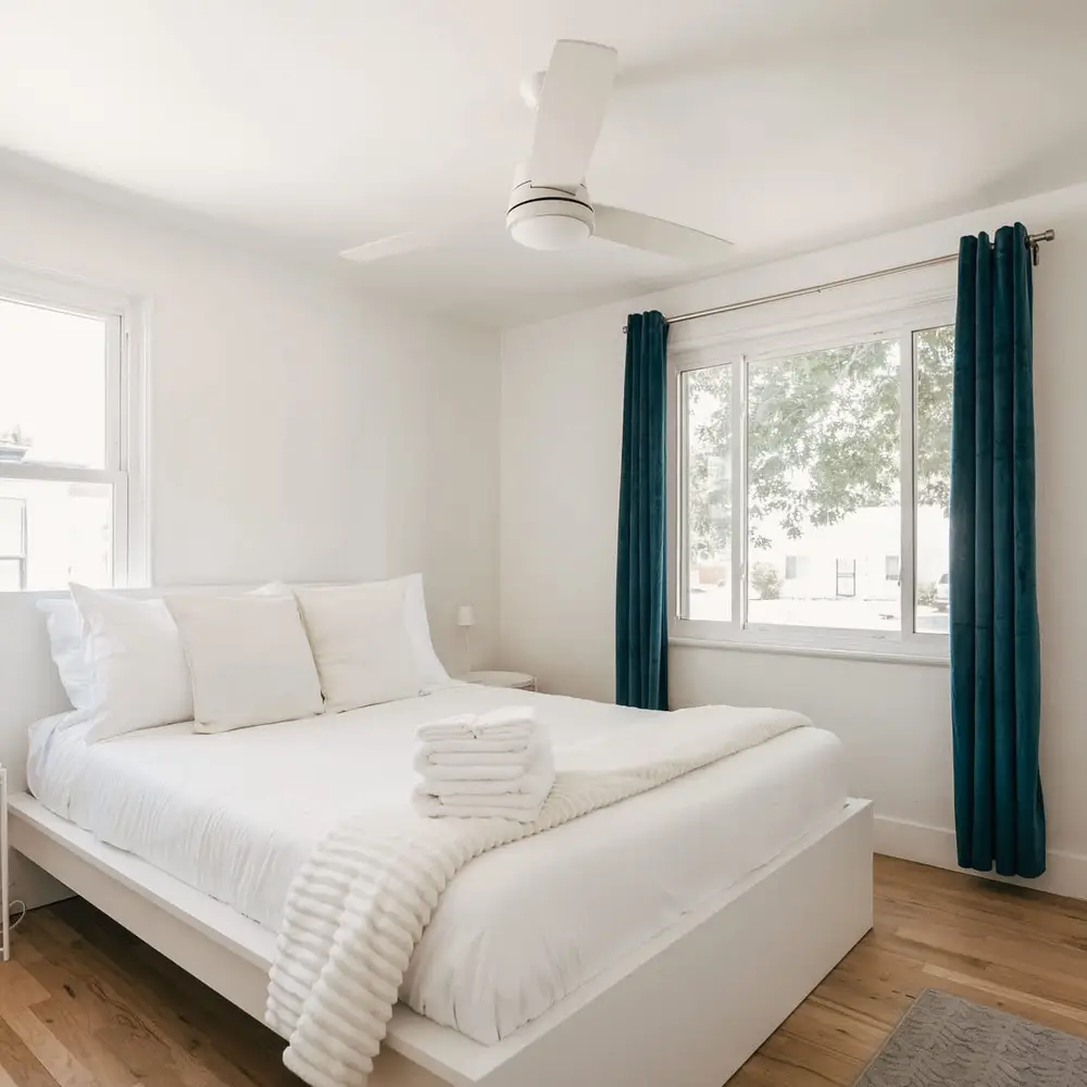 Bedroom 1 with queen bed