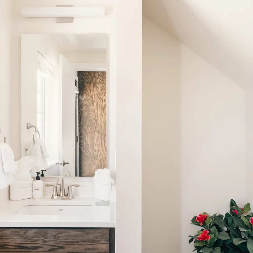 Half bathroom on main level