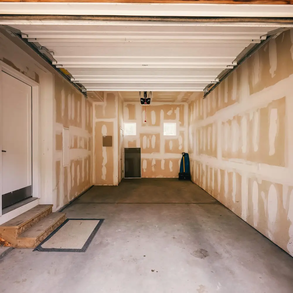 Attached garage
