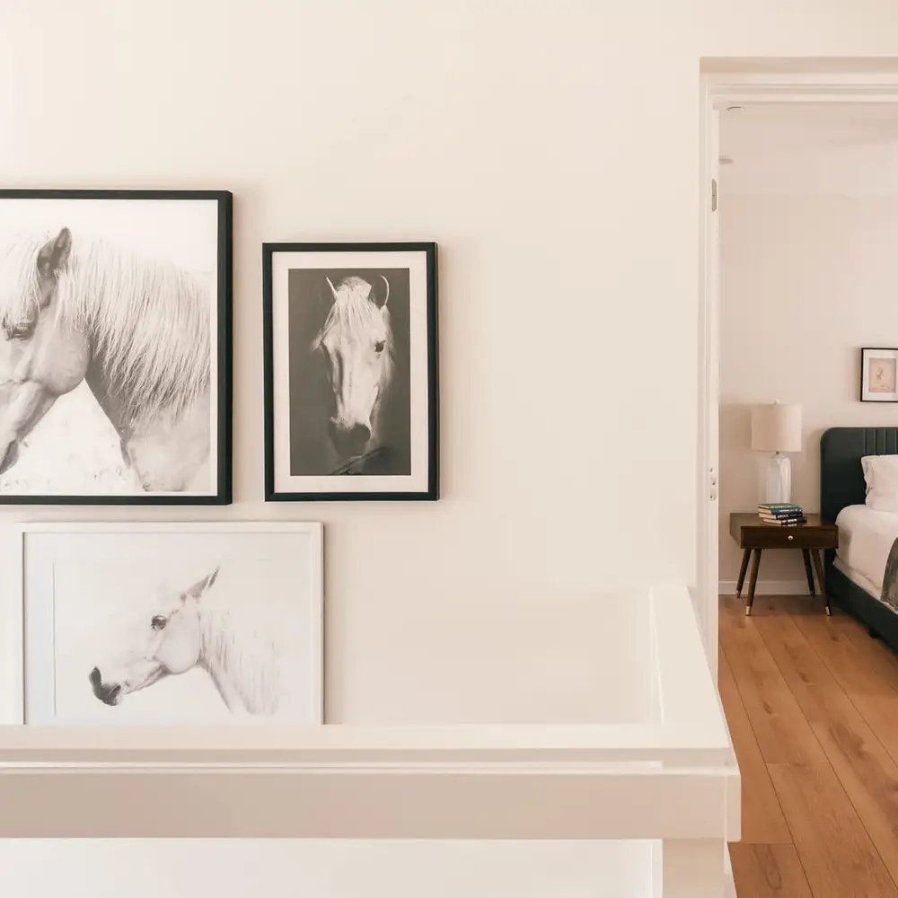 Artwork on 2nd floor landing