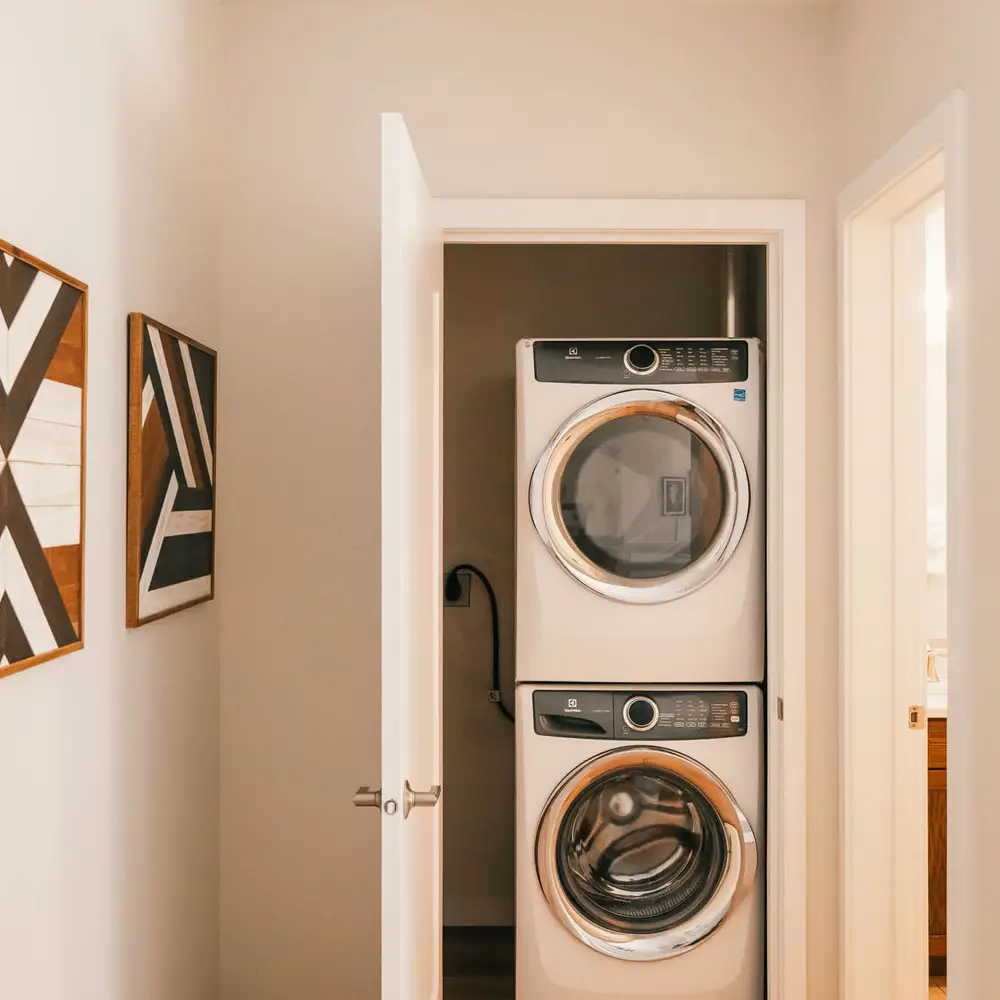 Washer and dryer