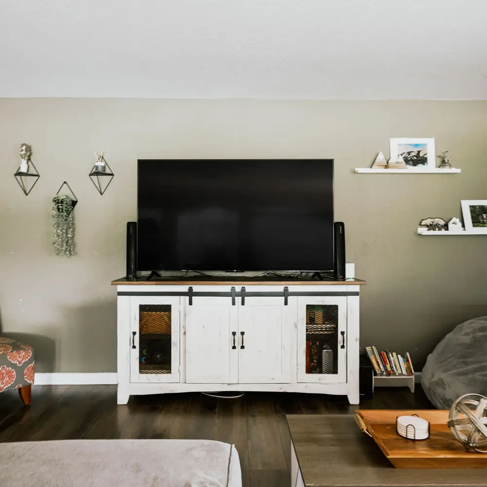 Living room with Smart TV