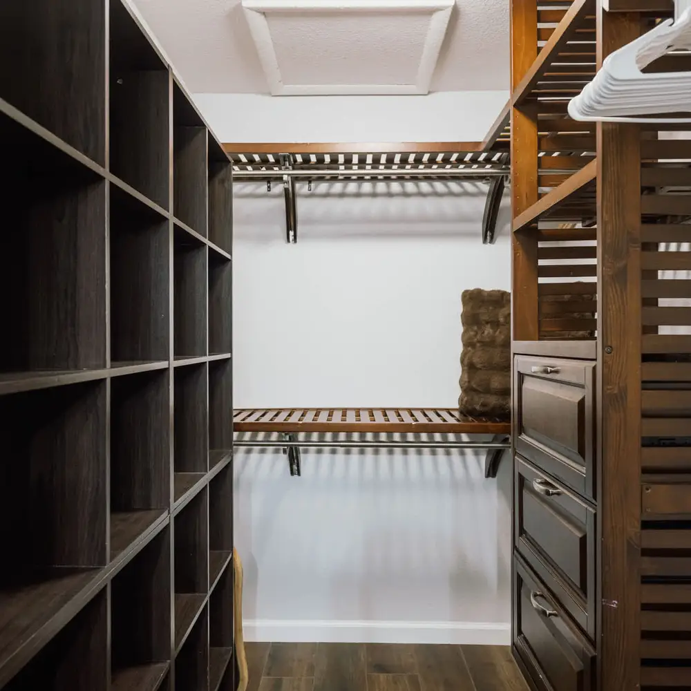 Walk in closet in bedroom 1