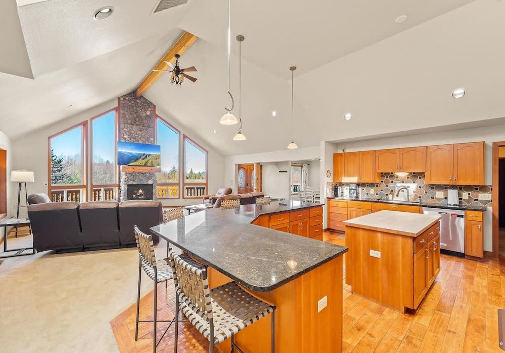 Open concept living is perfect for enjoying time with friends and loved one.