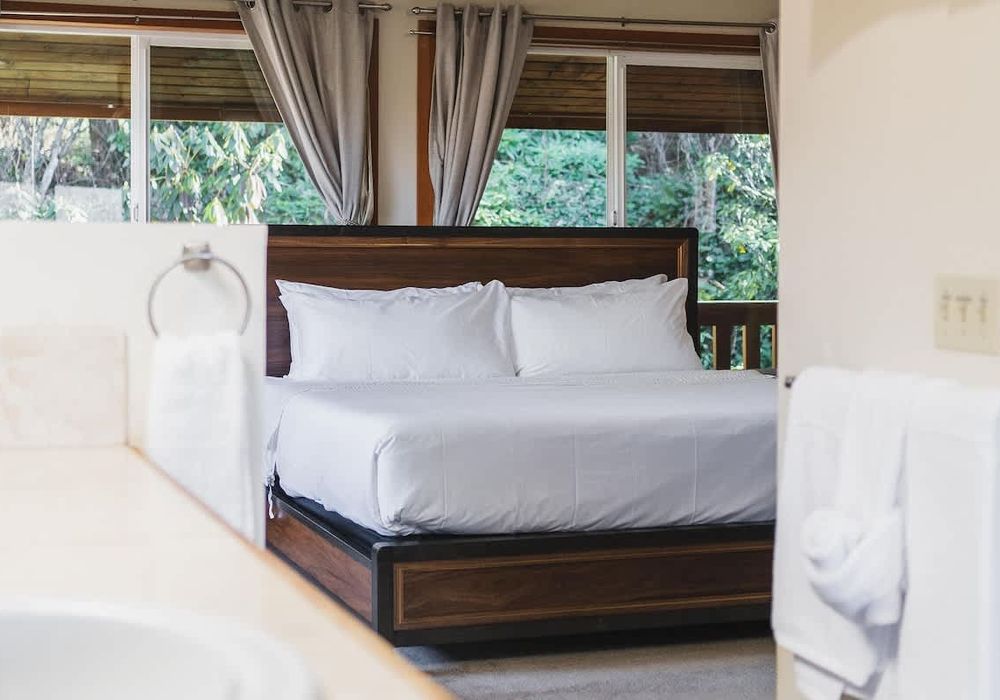 The home has 3 King beds for everyone to get cozy.