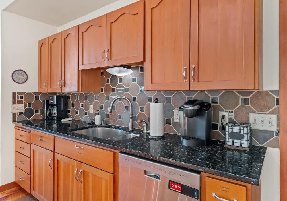 A chef's kitchen awaits your favorite meal, whether its a grilled cheese sandwich or a 5-course adventure.