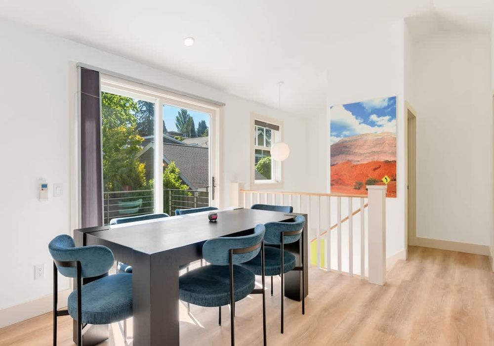 Open concept living with lots of fresh air and natural light.