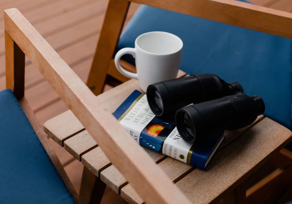 Curl up with a good book and take in your surroundings.