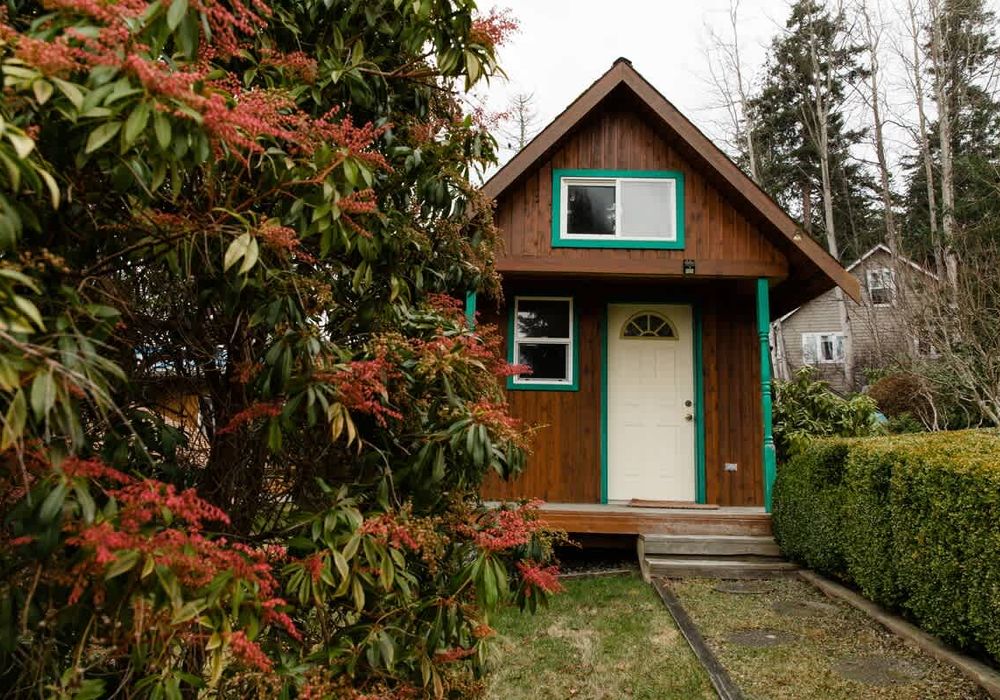 Need some solitude? Enjoy the small yoga studio on the property.