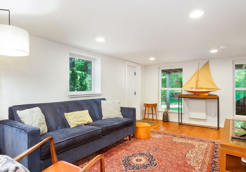 The main living room downstairs.