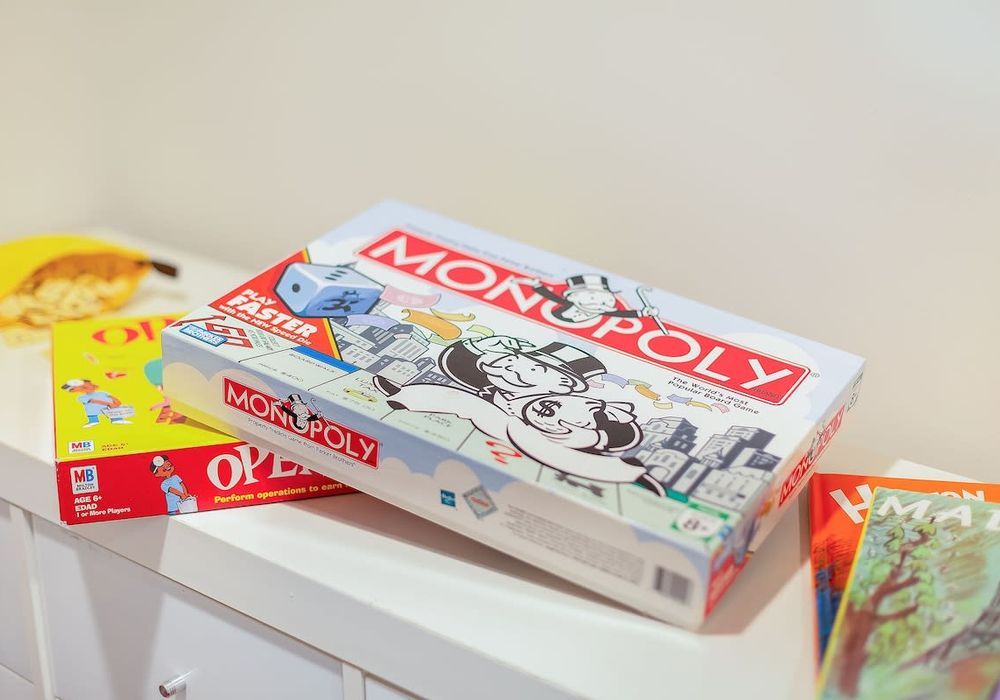 Fun times ahead: our property is stocked with games, books, and toys to keep your little ones entertained.