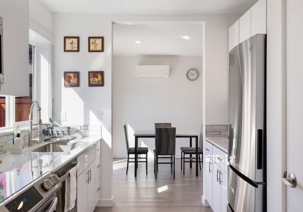 Seattle's essence captured indoors: From our welcoming front door to the cozy corners of our living space.