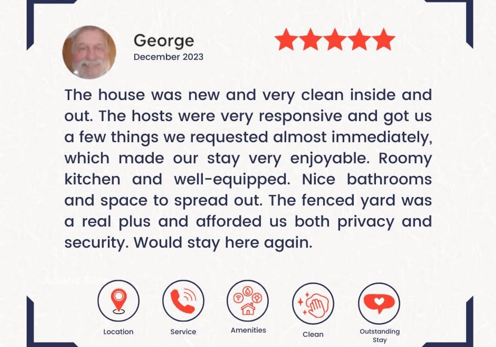 Thank you for the 5-star review. It means so much!