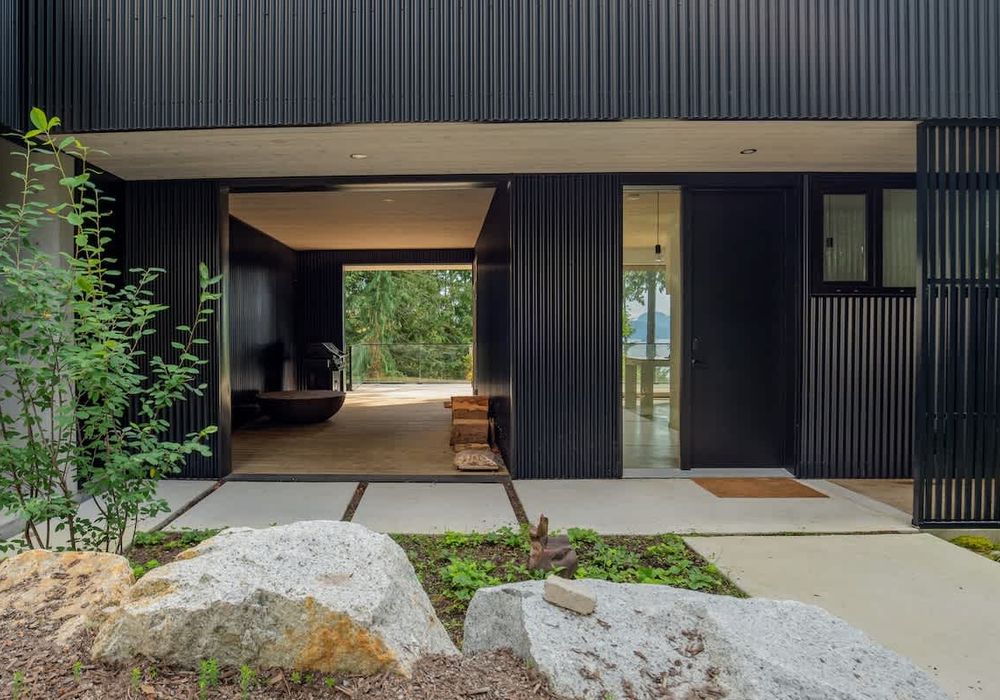Architectural elegance meets natural tranquility at our Britannia Beach retreat.