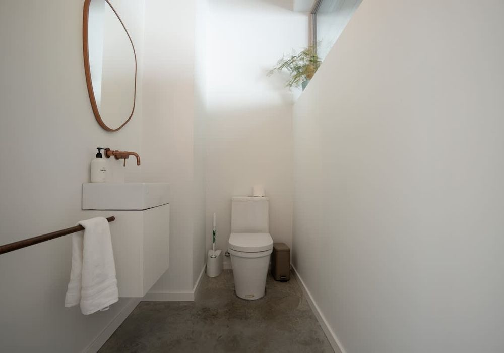 Main floor powder room