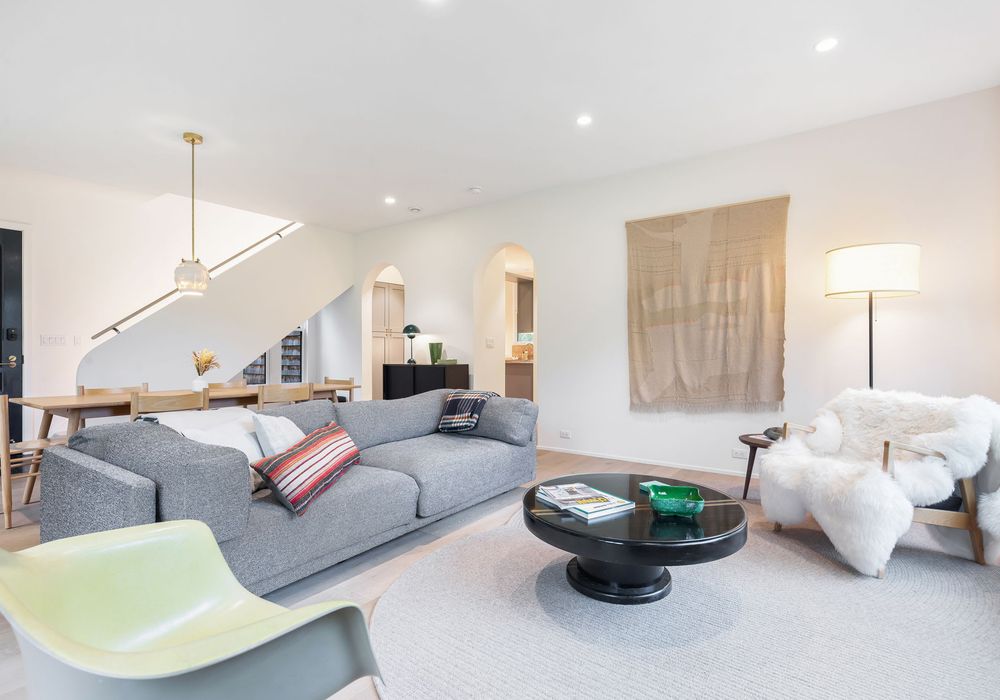 Create cherished memories in this stylish living room at Concrete