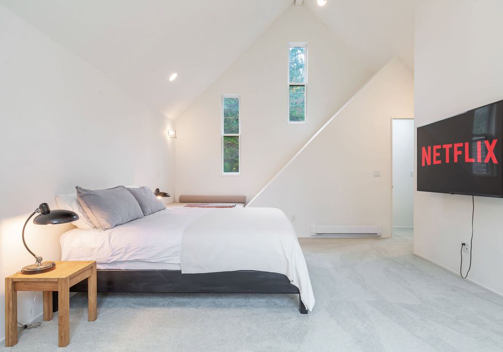 The Primary Bedroom is upstairs.