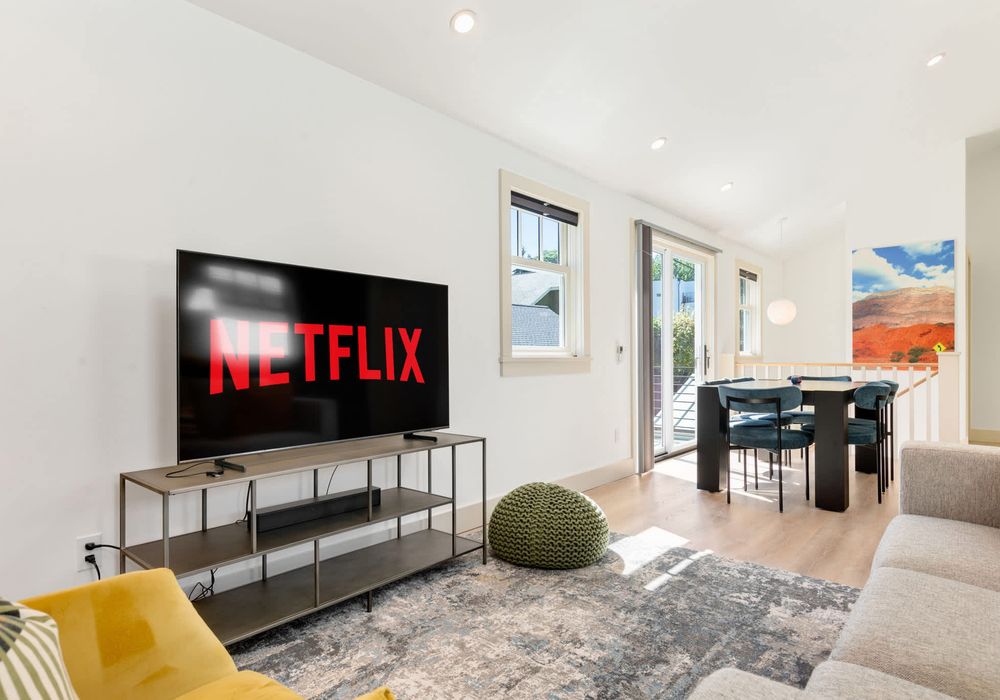 Smart TV with streaming.