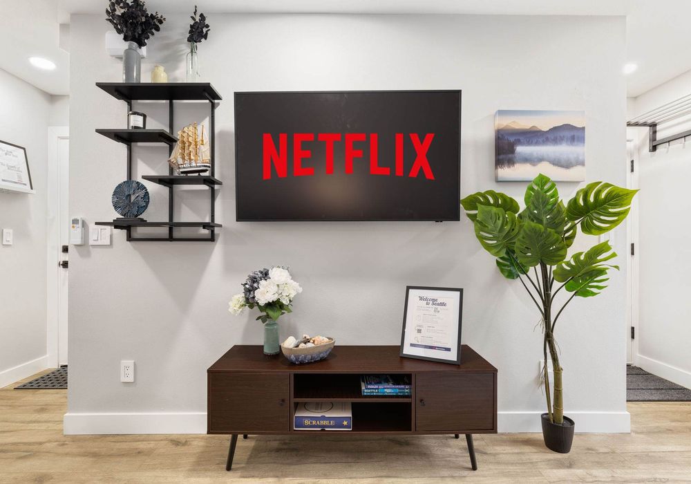 A smart TV for you to stream from your favorite service.