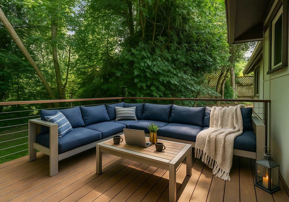 Sit outside with a drink or listen to the trees. Comfortable spot for quiet mornings or slow evenings.