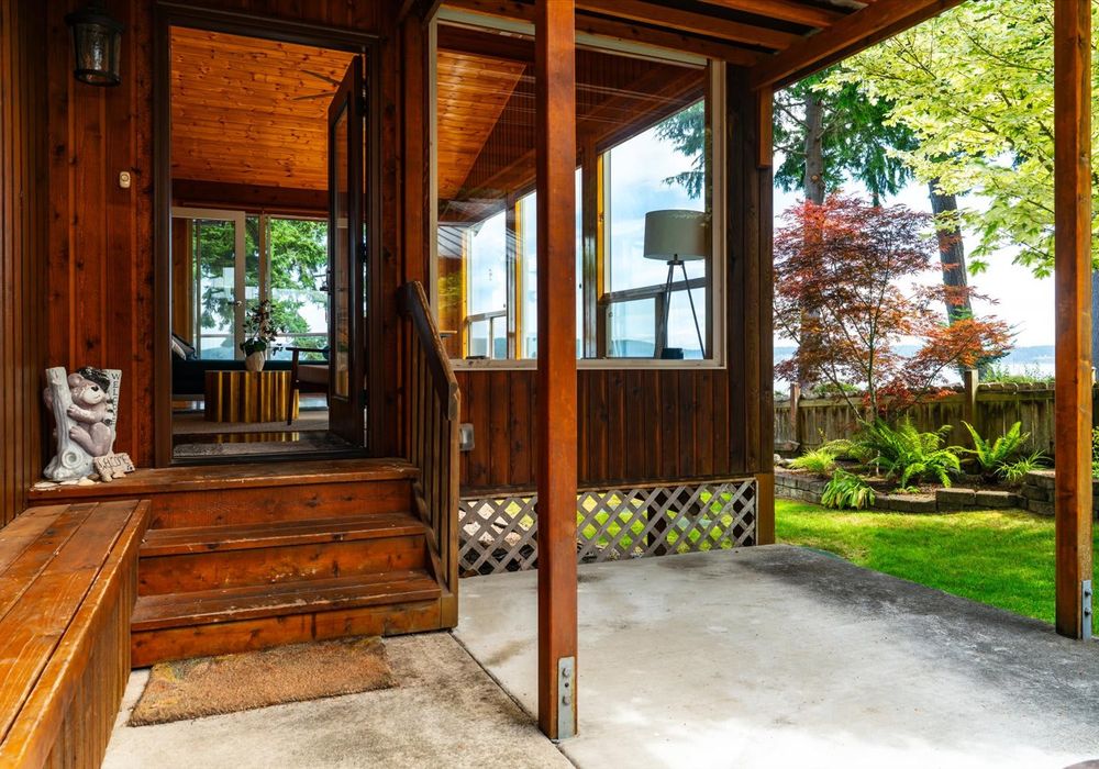 Facing the living area, this angle shows how open the common space really is.