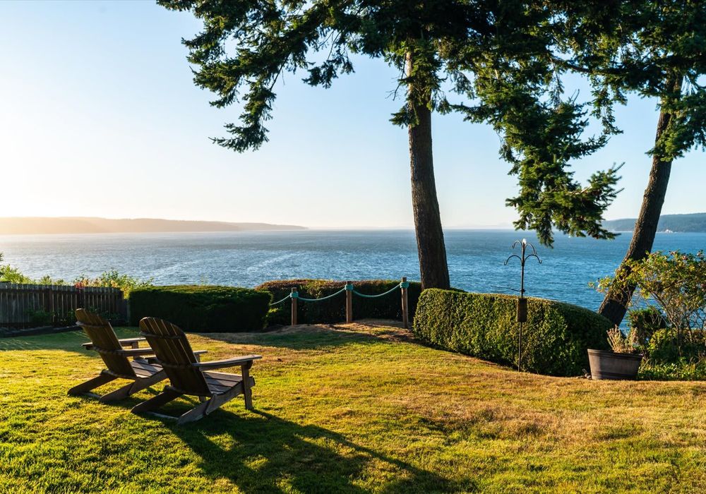 Great spot for lawn games or a blanket.