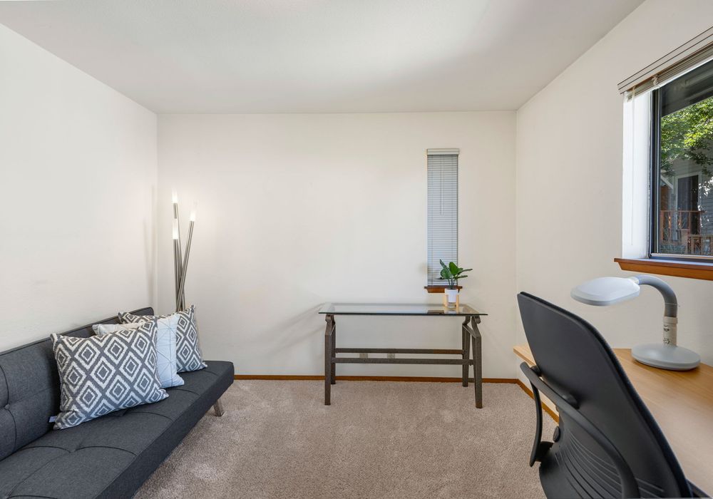 A cozy spot for productivity or pure relaxation.