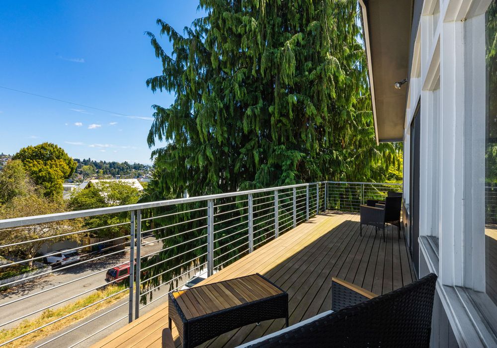 Fresh air and comfy chairs.