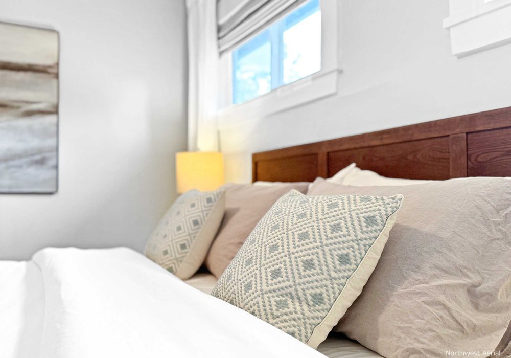 Wake up refreshed and recharged in the plush King Bed.