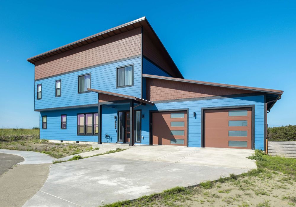 Welcome to our modern beach house with clean lines and just steps to the beach.