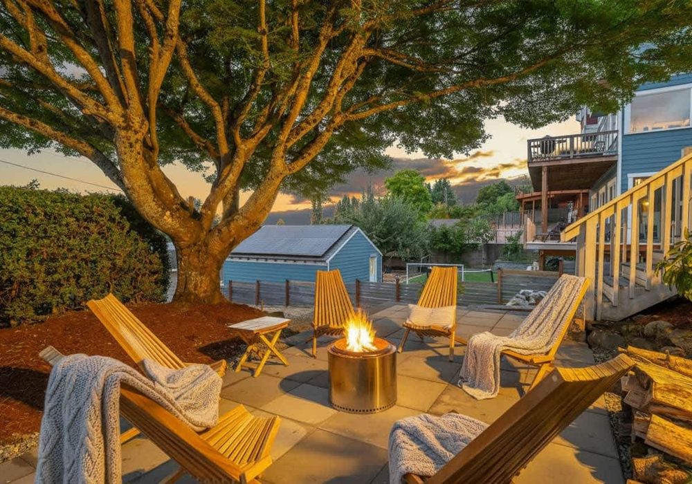 Solo Stove fire pit — s’mores, stories, and stargazing.