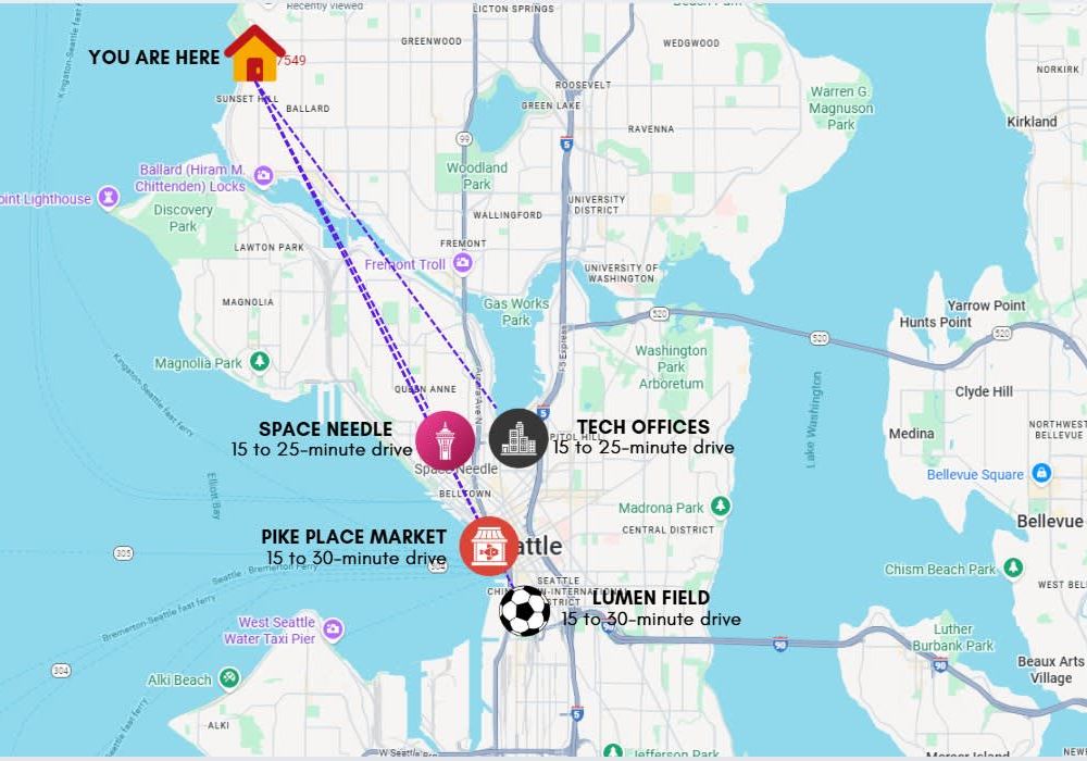 Easy access to Lumen Field and downtown for the World Cup.