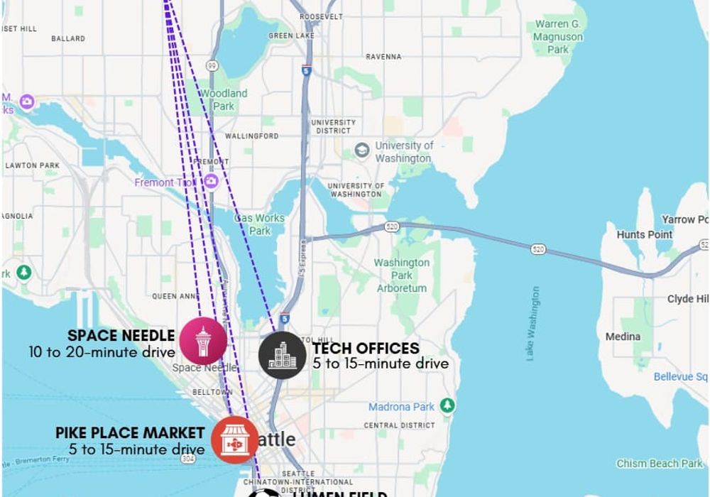Easy access to Lumen Field and downtown for the World Cup.