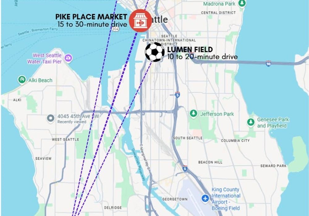 Easy access to Lumen Field and downtown for the World Cup.