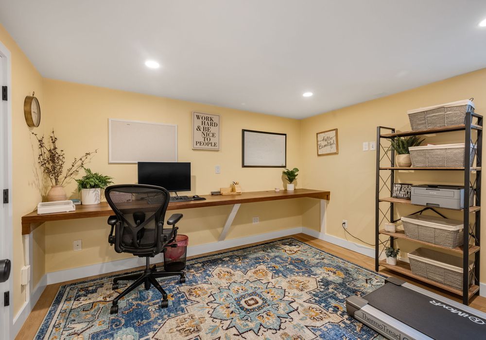 Dedicated workspace perfect for remote work or study.