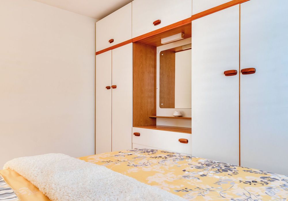 Generous closet space and storage options.