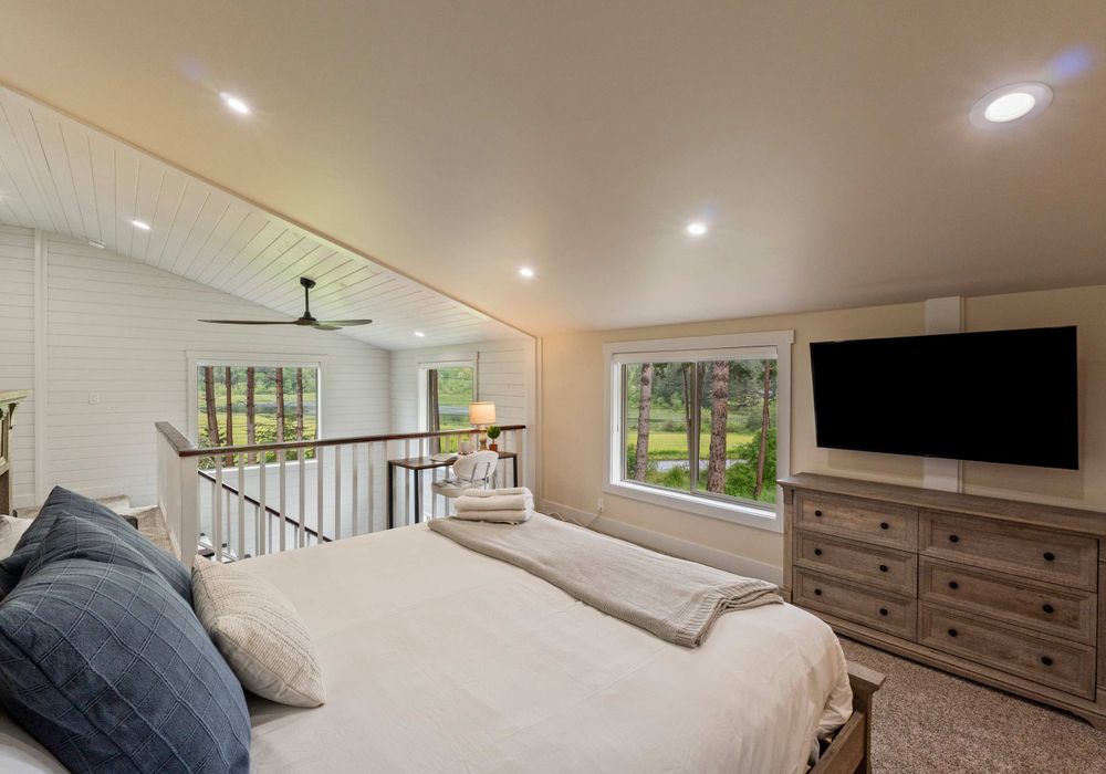 Enjoy shows and movies from the comfort of your bed.