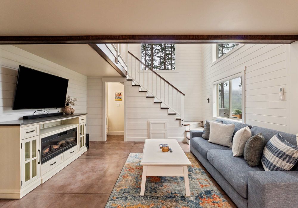 Comfortable seating area designed for unwinding after a long day.