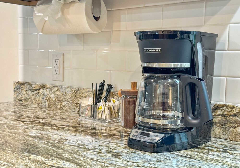 Take a break and enjoy a simple coffee moment at home.
